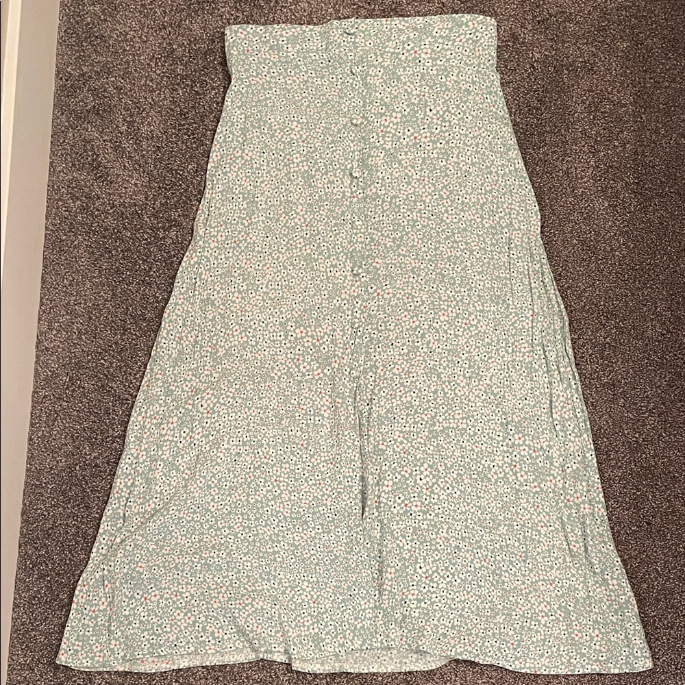 Petal & Pup Floral Green Women's Skirt